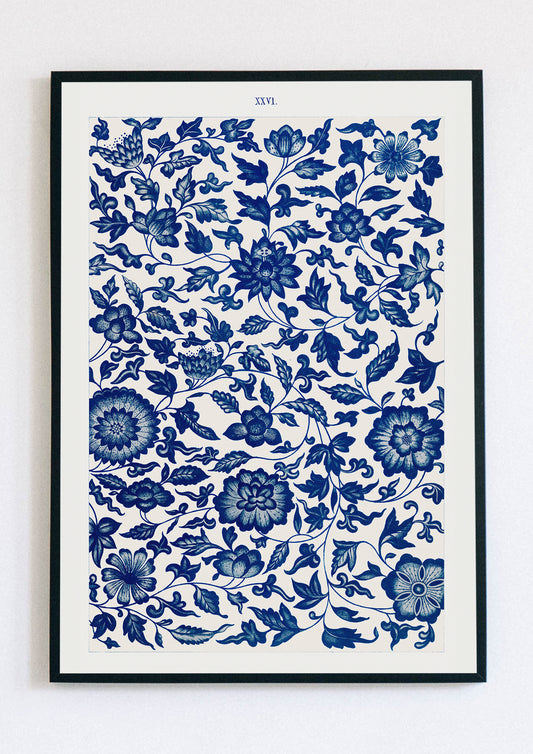 Blue Flower Pattern