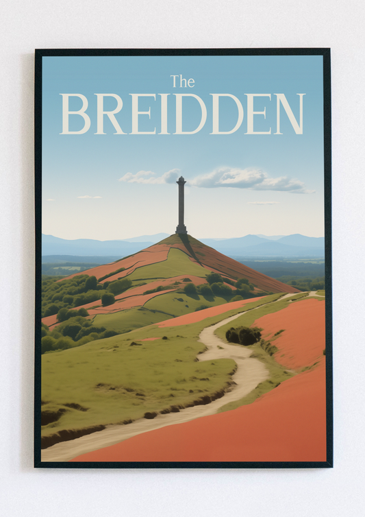 Breidden Hill & Rodney's Pillar (with text)